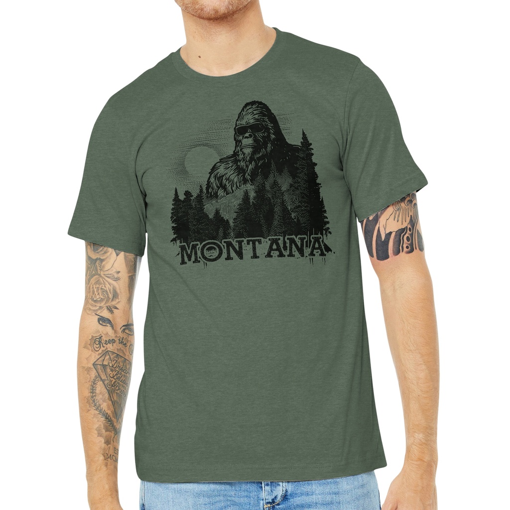 Bigfoot Sunrise - Unisex Soft Blend Tee