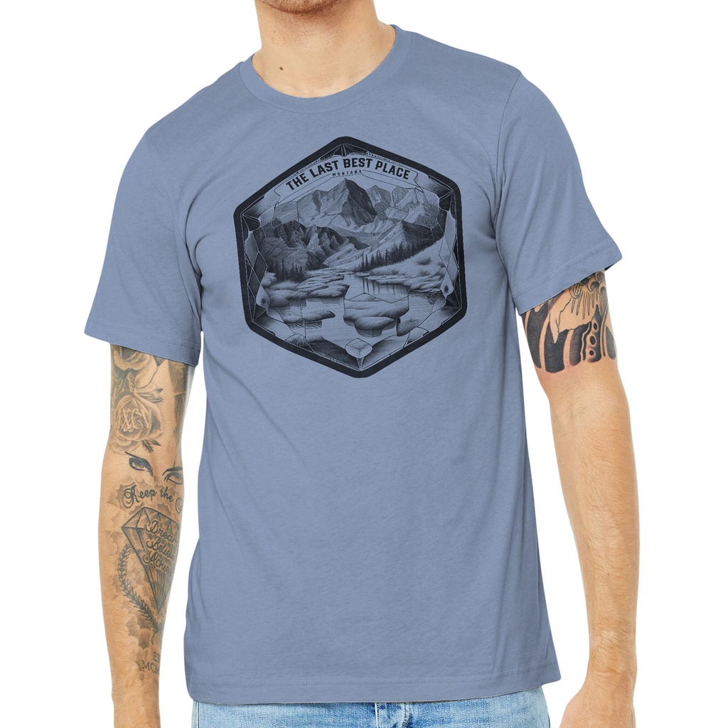 Cut Mountain Gem - Unisex Soft Blend Tee