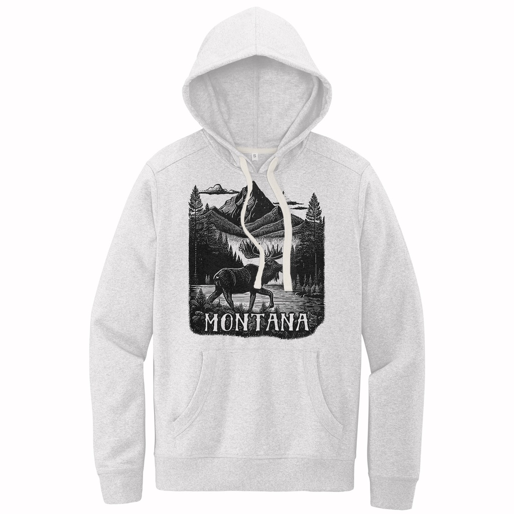 Moose Lake - Sustainable Recycled Fleece Hoodie