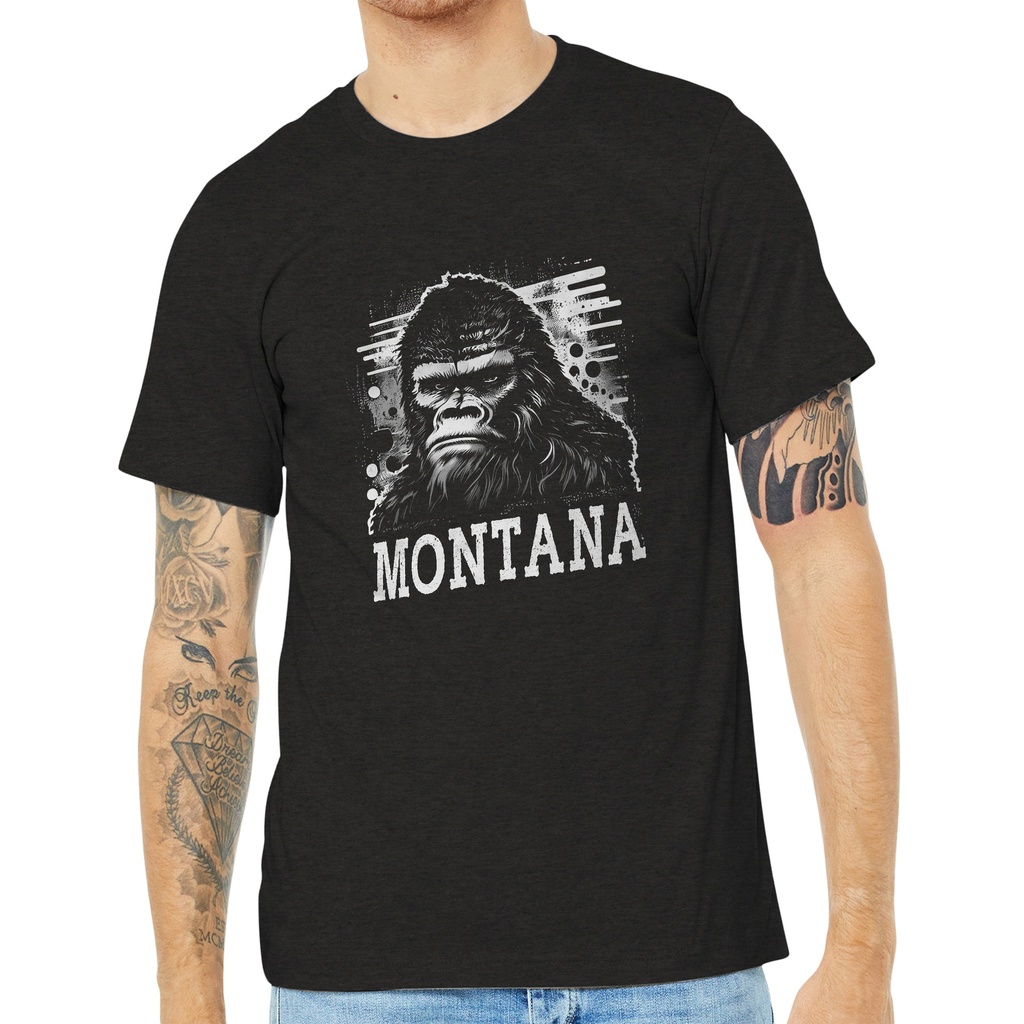 Grunge Bigfoot - Unisex Soft Blend Tee