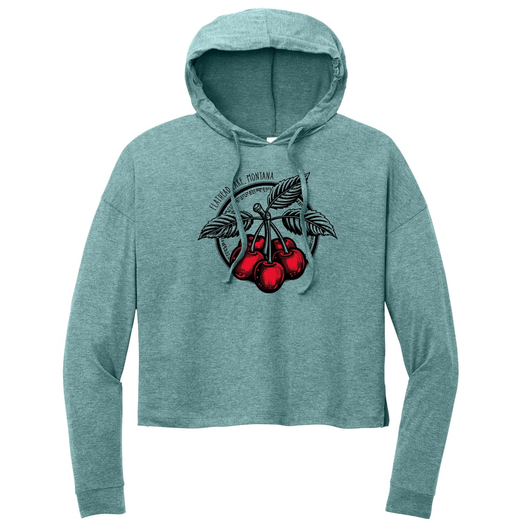 Flathead Cherry Womens Crop Top Tee