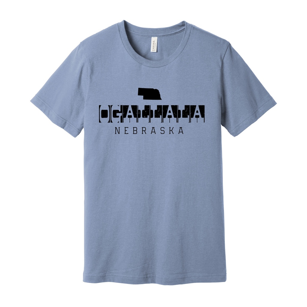 Ogallala Block Text Tee