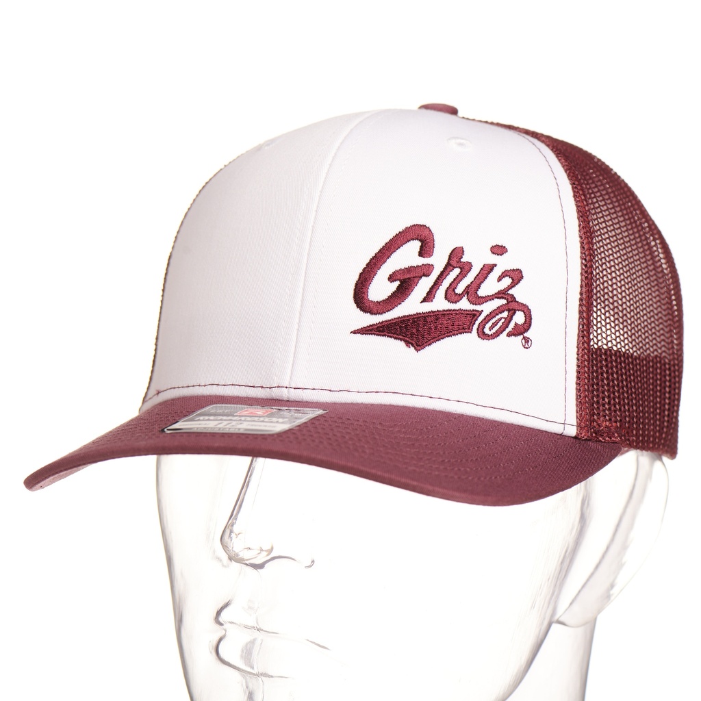 Griz Script - Richardson Trucker Cap