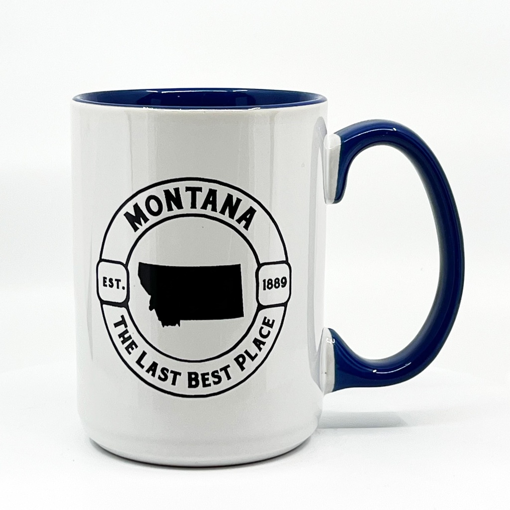 Montana Badge Mug 15 oz