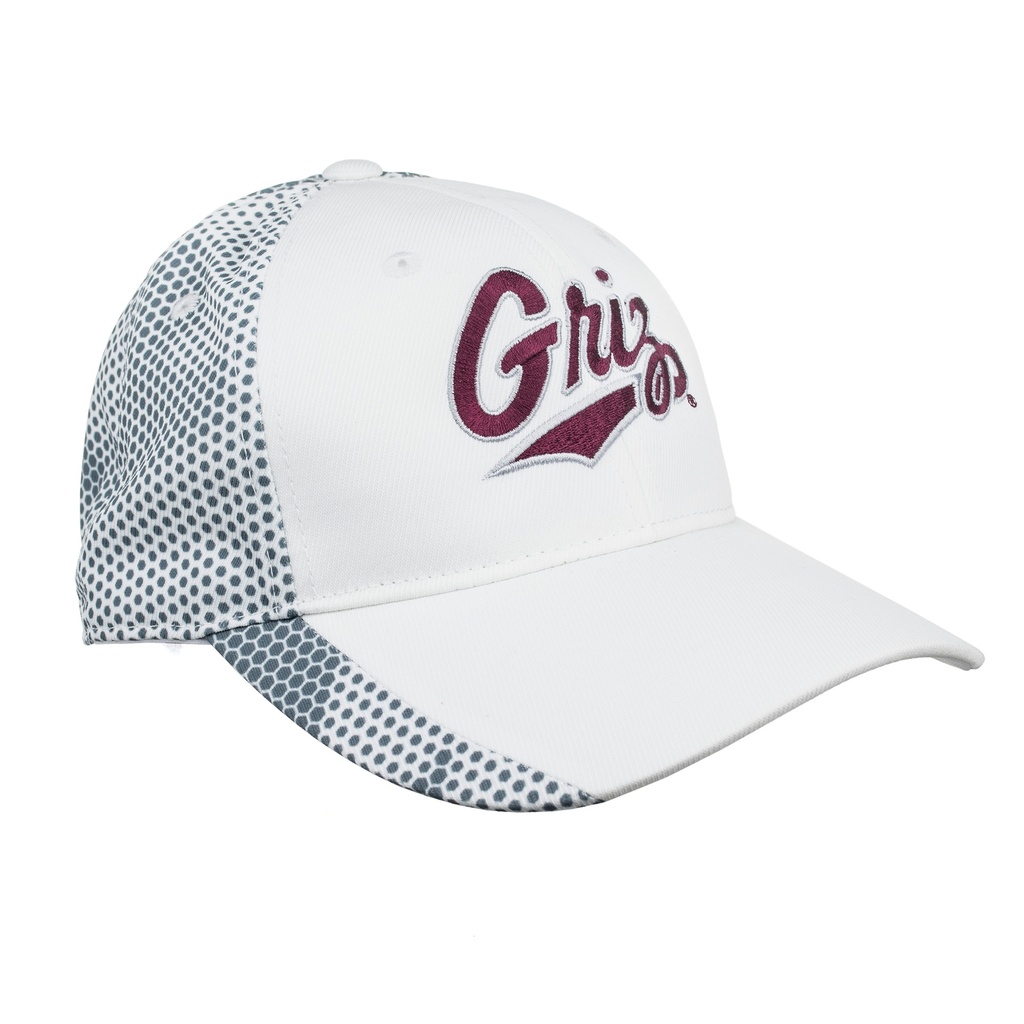 Griz Script Sport Tek Camo Hex Cap