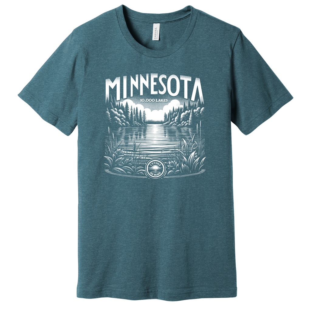 10,000 Lakes - Unisex Soft Blend Tee