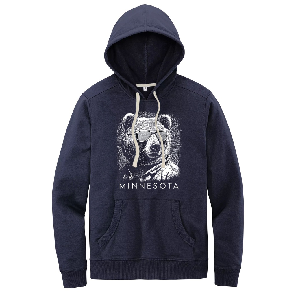 Bear Glint Sunglasses Minnesota - Re-Fleece Hoodie