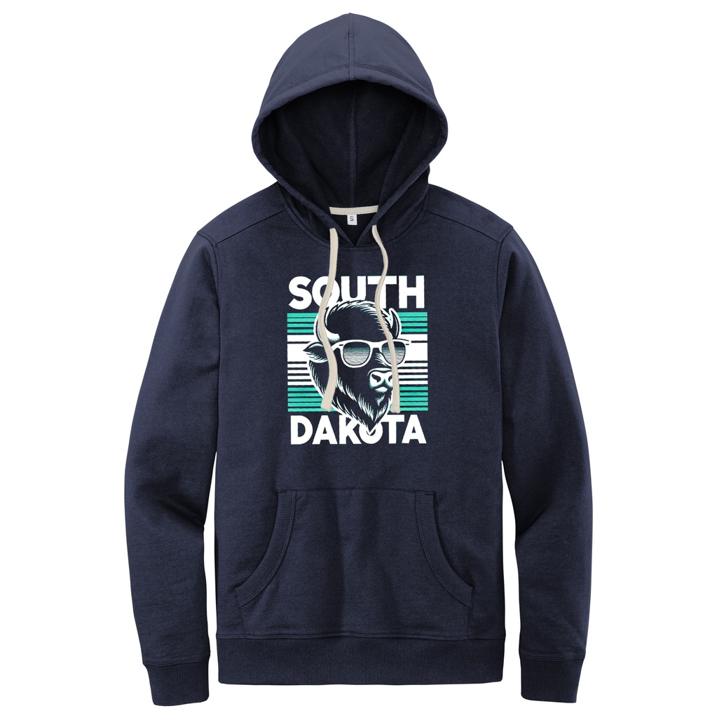 South Dakota Bison Glint Sunglasses - Re-Fleece Hoodie