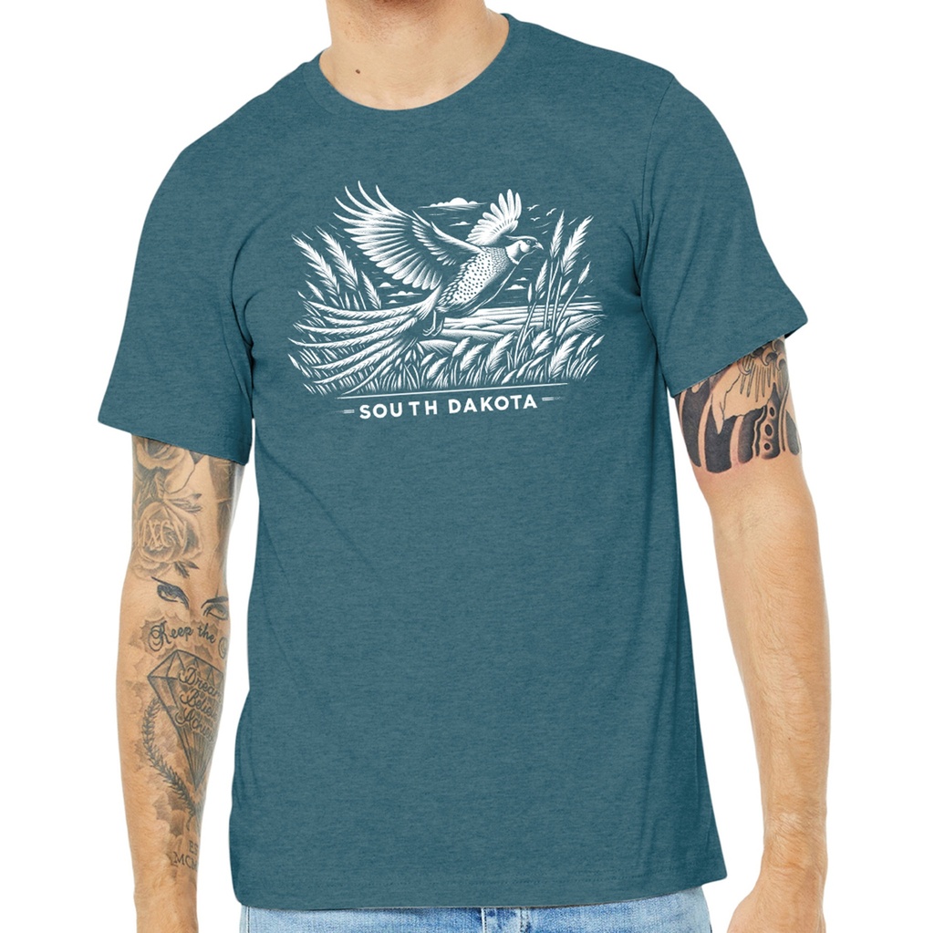 South Dakota Pheasant - Unisex Soft Blend Tee