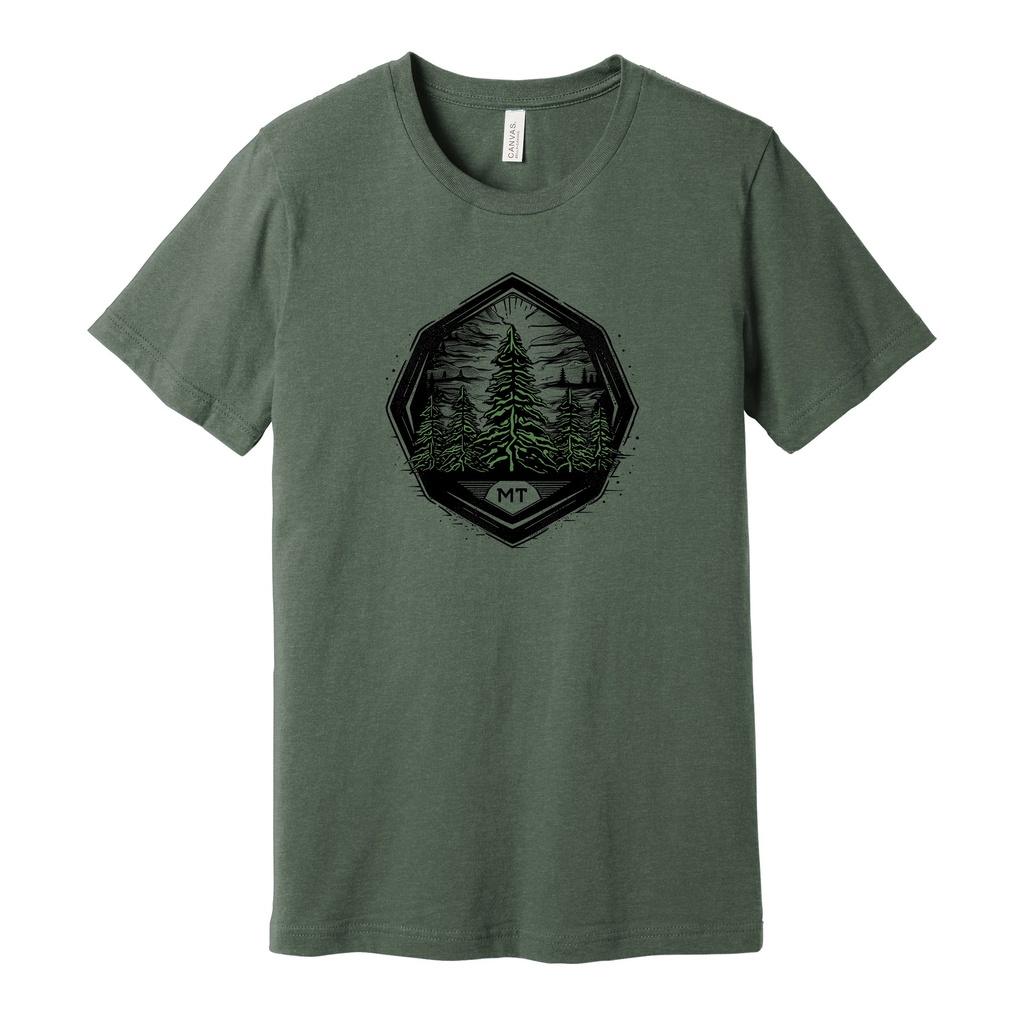 Two Tone Forest - Unisex Soft Blend Tee