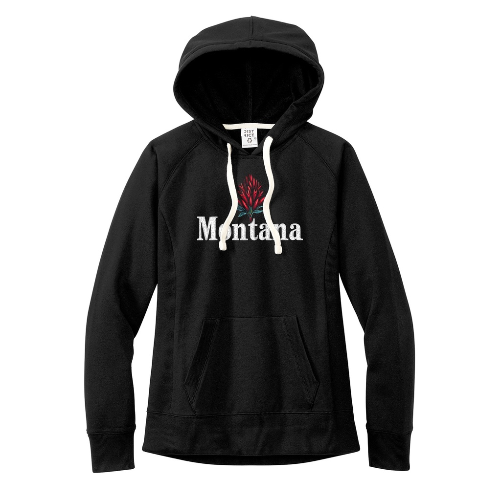 Minimal Indian Paintbrush - Women's Re-Fleece Hoodie