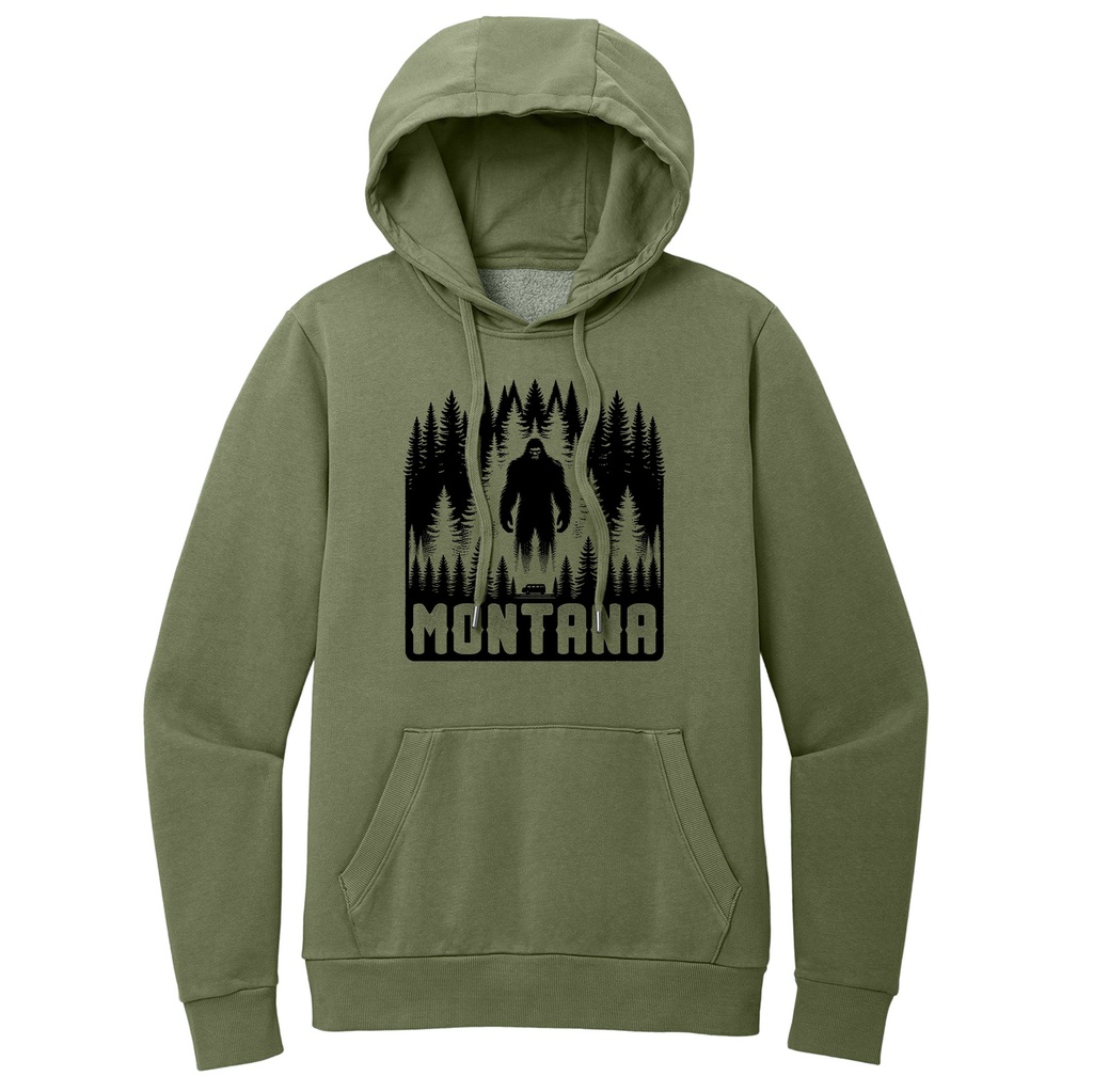 Ominous Bigfoot - Cotton Fleece Hoodie