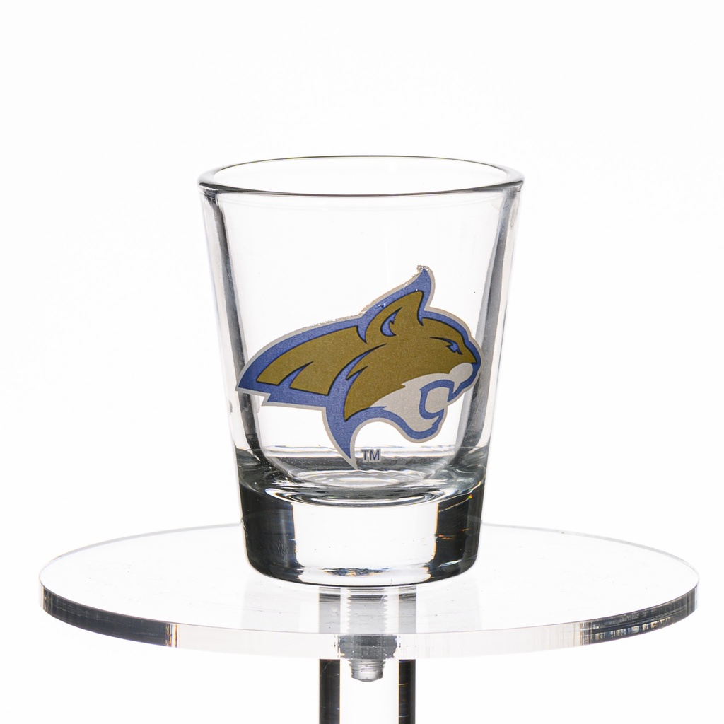 Bobcat Head Shot Glass
