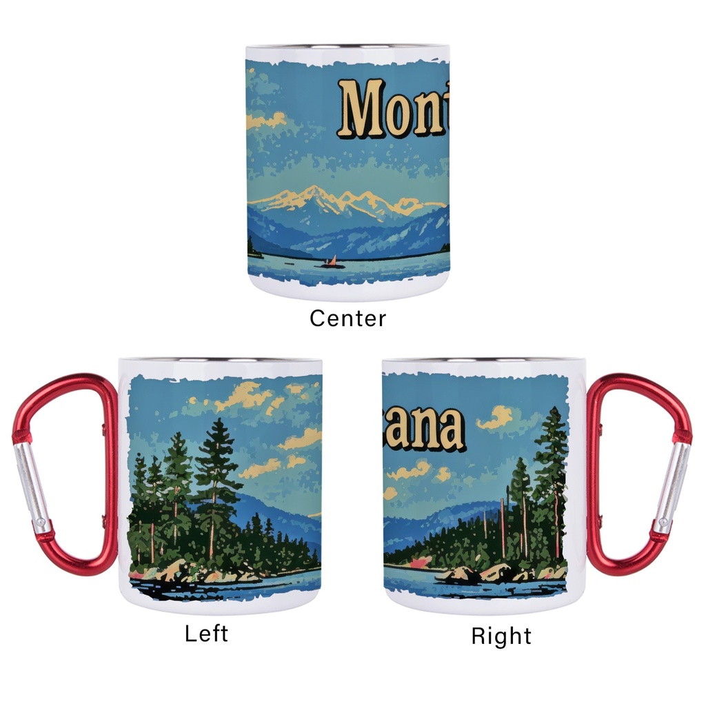 Lake Life MT 11 oz Carabiner Mug