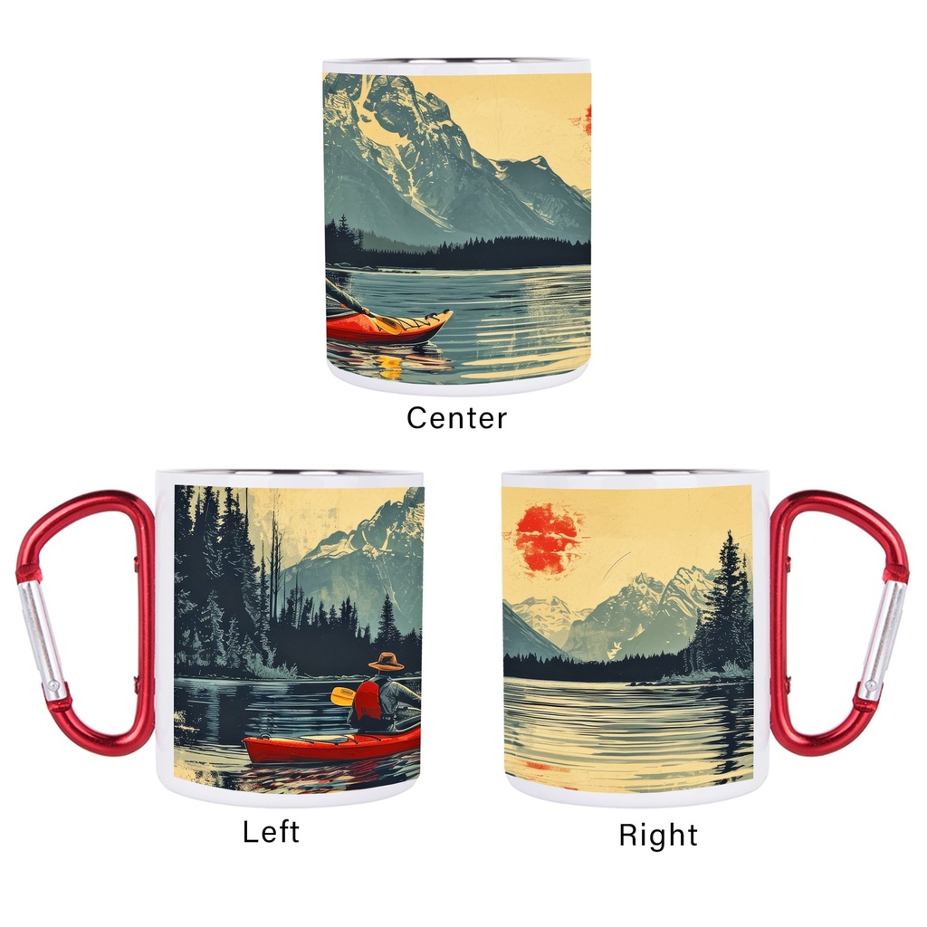 Red Sun Kayak 11 oz Carabiner Mug