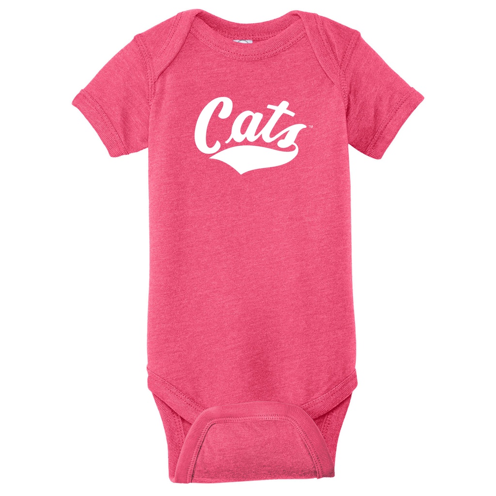 Cats Logo - Infant Vintage Fine Jersey Onesie