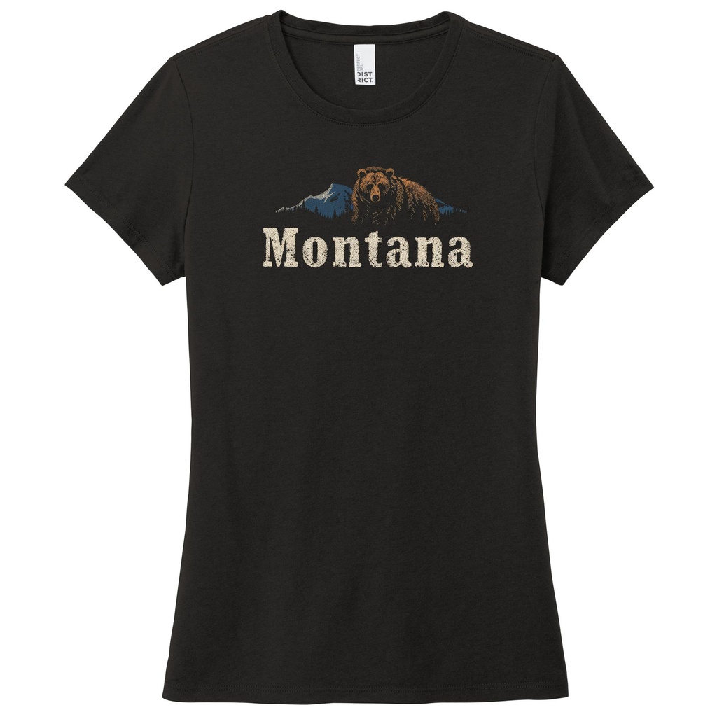 Minimal Bear Montana - Women's Tri-blend Tee