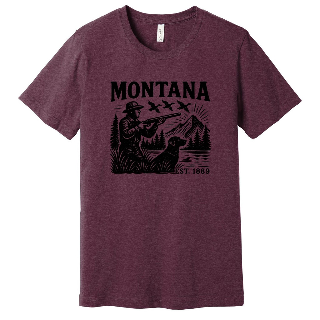 Woodcut Duck Hunting - Unisex Soft Blend Tee