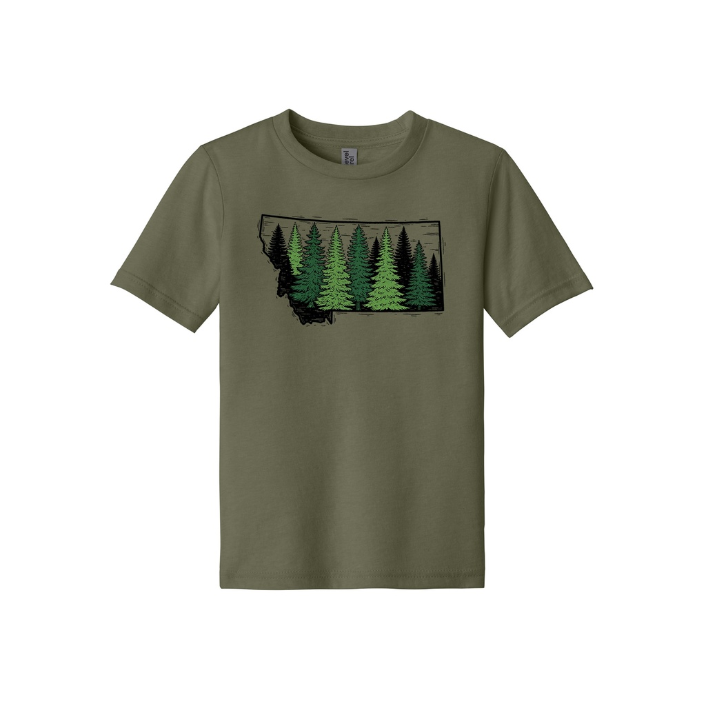 Trees Montana - Youth CVC Tee