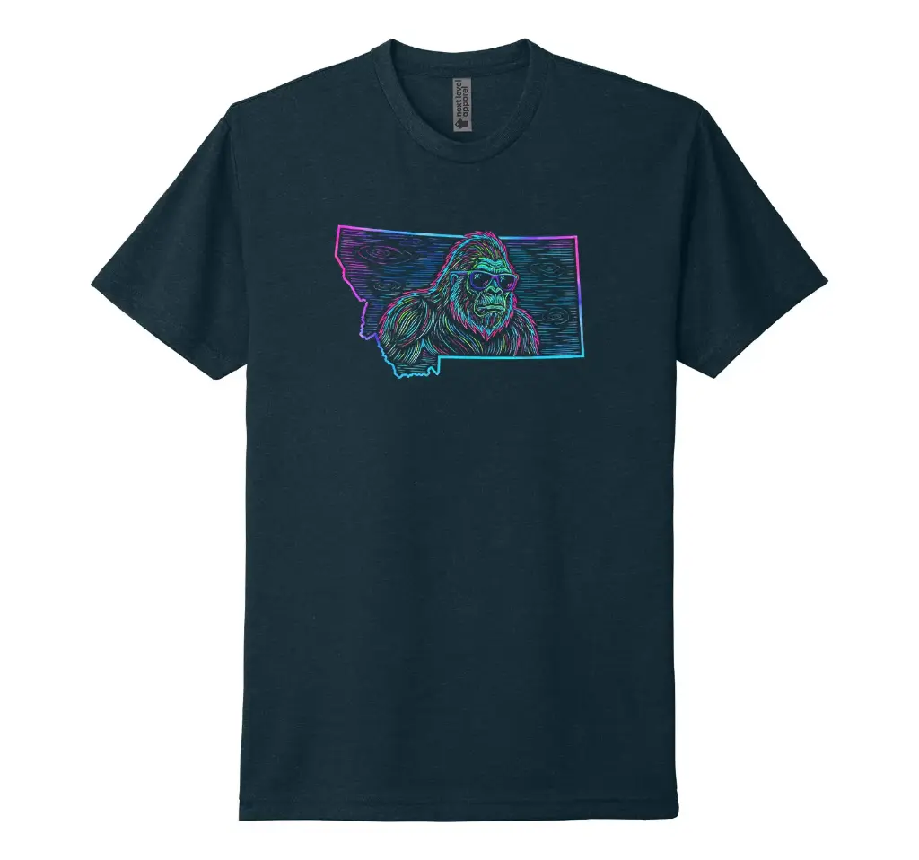 Neon Bigfoot MT - Unisex CVC Tee