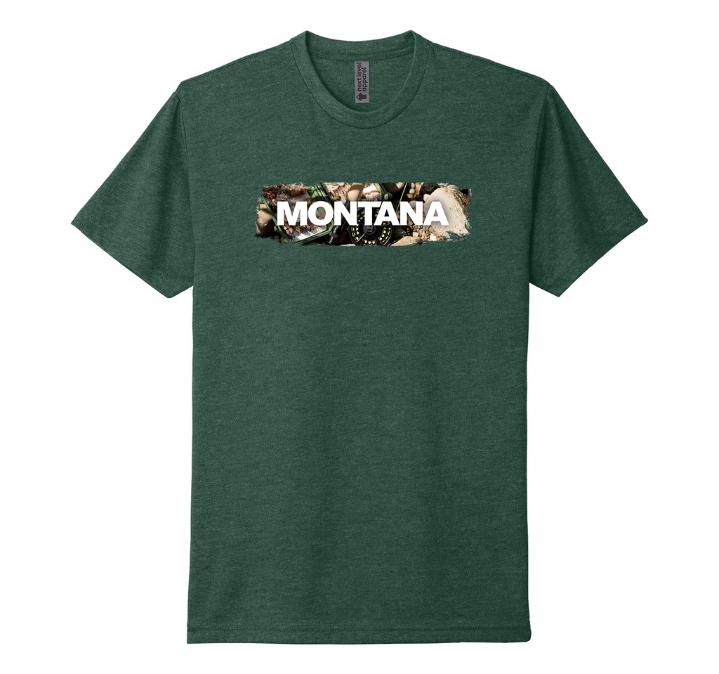 Flyfishing Montana Word - Unisex CVC Tee