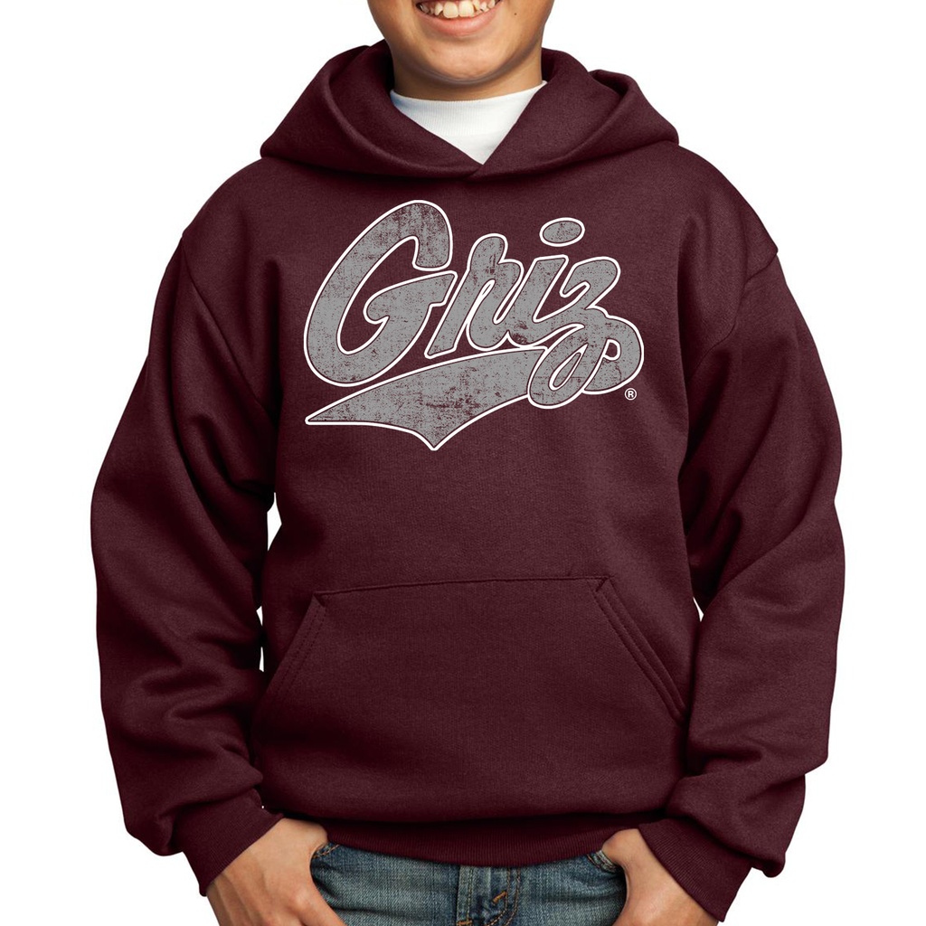 Griz Script Youth Core Fleece Hoodie