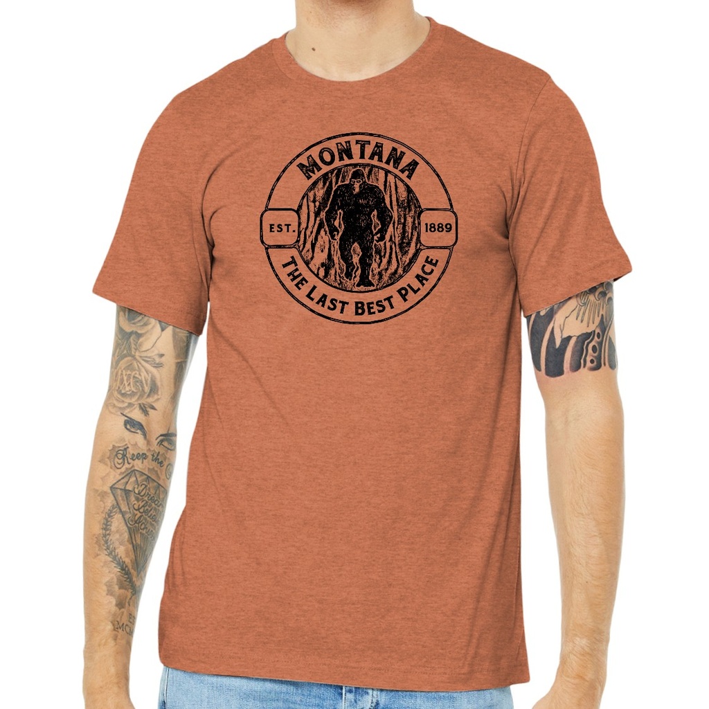 Bigfoot Badge Unisex Soft Blend Tee