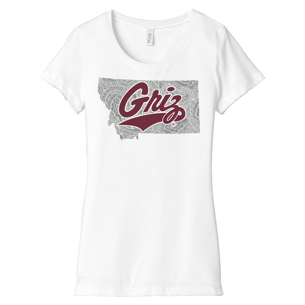 Distressed Griz MT Ladies Tee