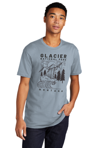 Glacier Waterfall 100% Cotton Tee