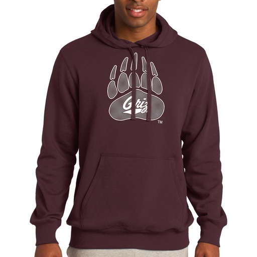 Griz Paw Griz Script Pullover Hoodie