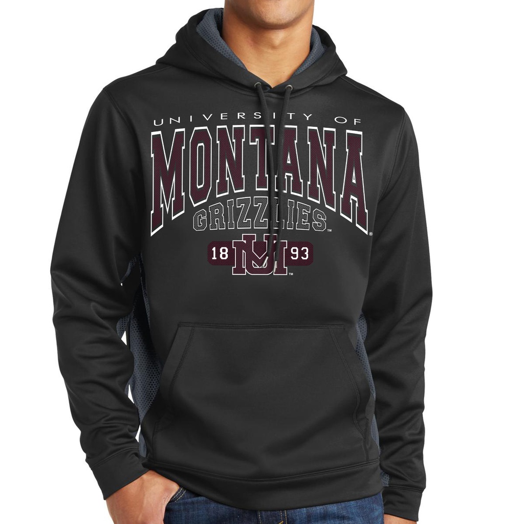 UM Grizzlies CamoHex Performance Colorblock Hoodie