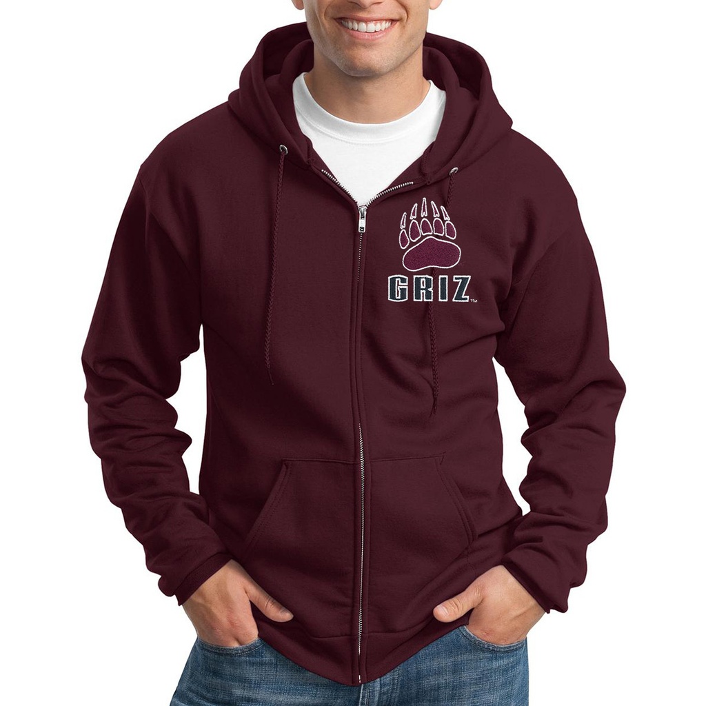 Bear Paw Griz Fleece Full-zip Hoodie