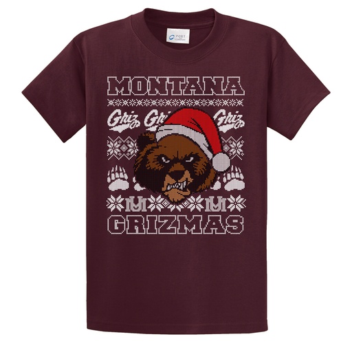 Montana Grizmas Sweater 100% Cotton T-shirt