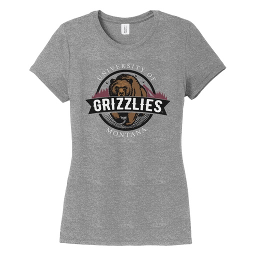 Women's Charging Bear Emblem Tri-blend Crew T-shirt