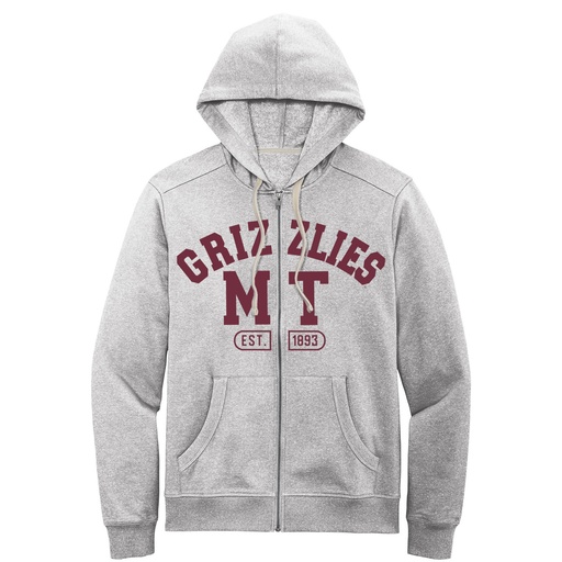 Re-Fleece Full-Zip Hoodie - Grizzlies MT Flock