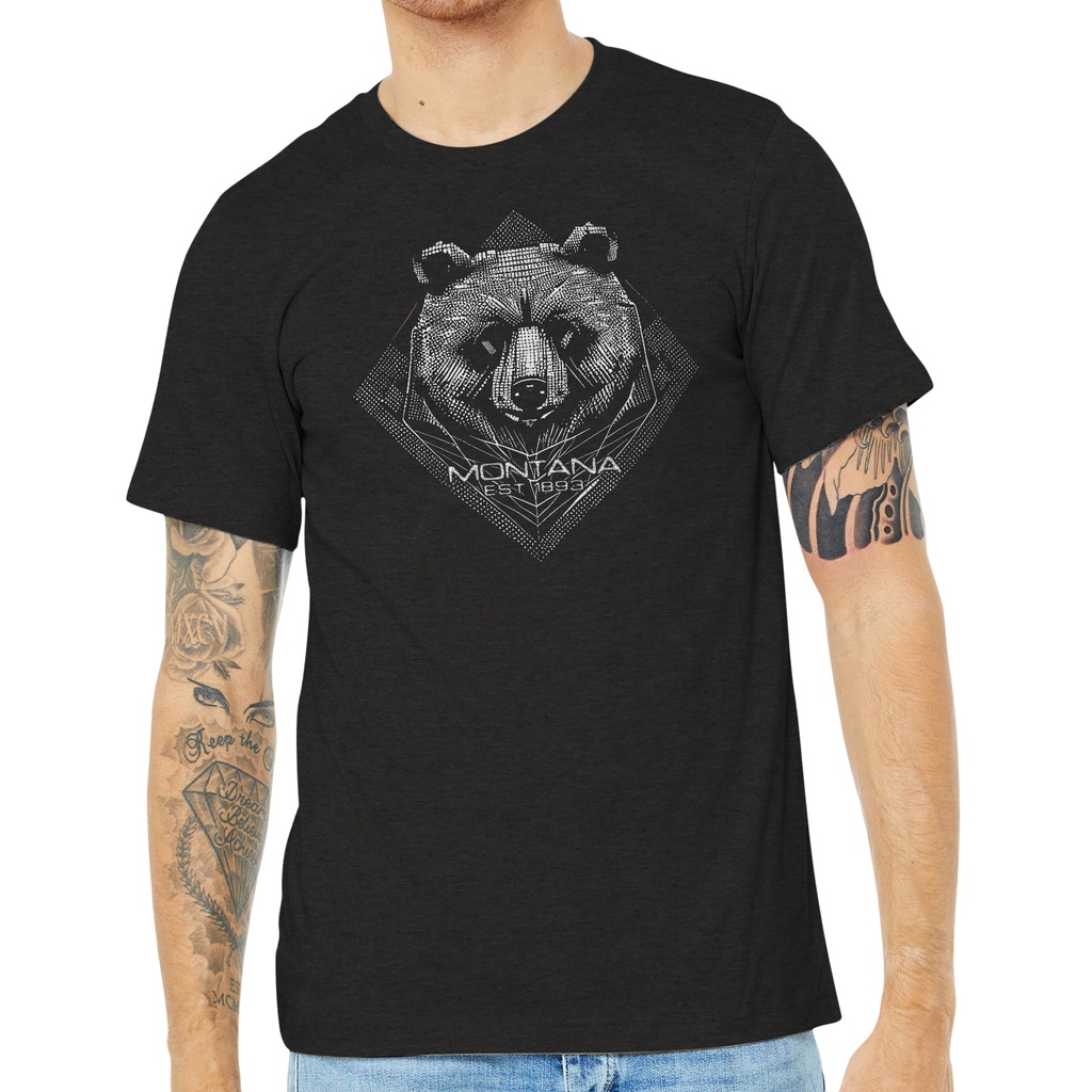 Bear Diamond - Unisex Soft Blend Tee