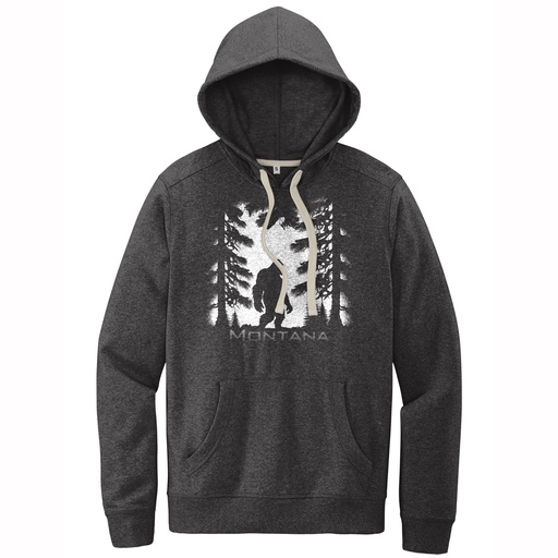 Bigfoot Dark Forest - Sustainable Recycled Fleece Hoodie