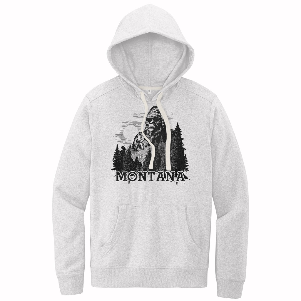 Bigfoot Sunrise - Sustainable Recycled Fleece Hoodie