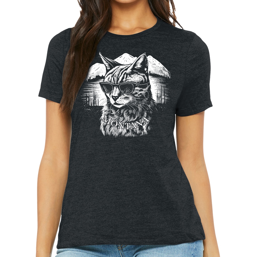 Bobcat Sunglasses - Ladies Soft Blend Tee