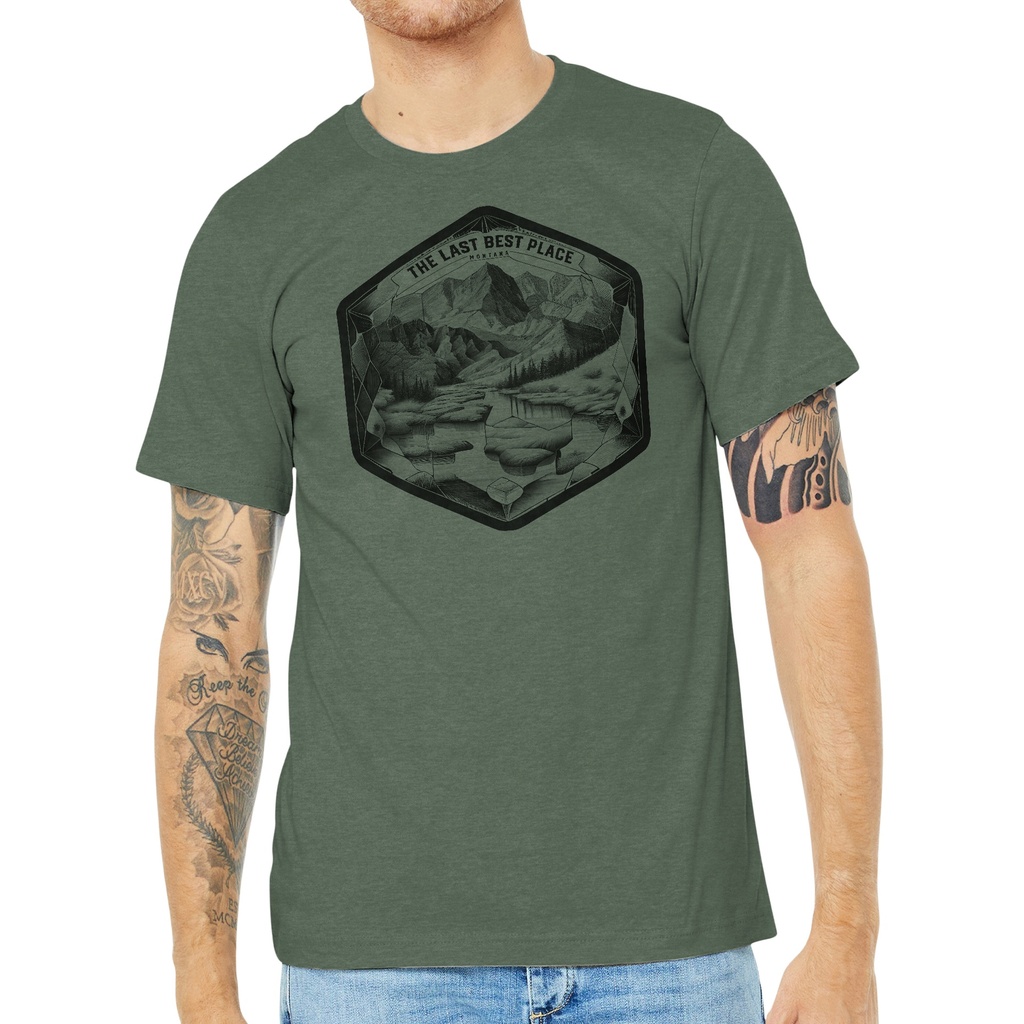 Cut Mountain Gem - Unisex Soft Blend Tee