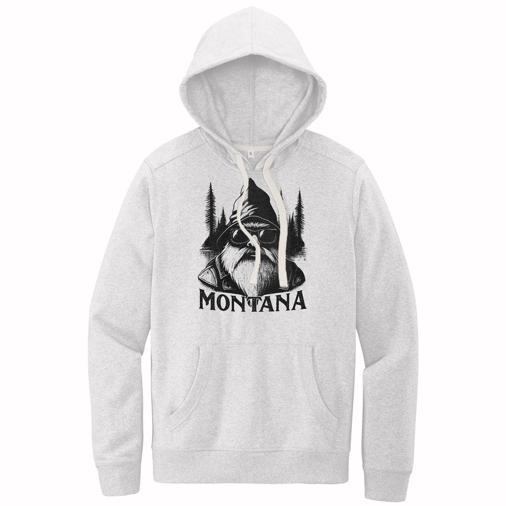 Gnome with Sunglasses - Sustainable Recycled Fleece Hoodie