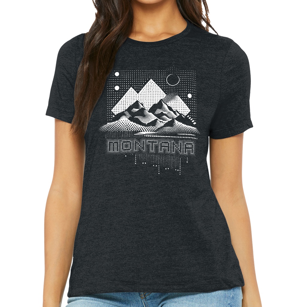 Halftone Eclipse - Ladies Soft Blend Tee