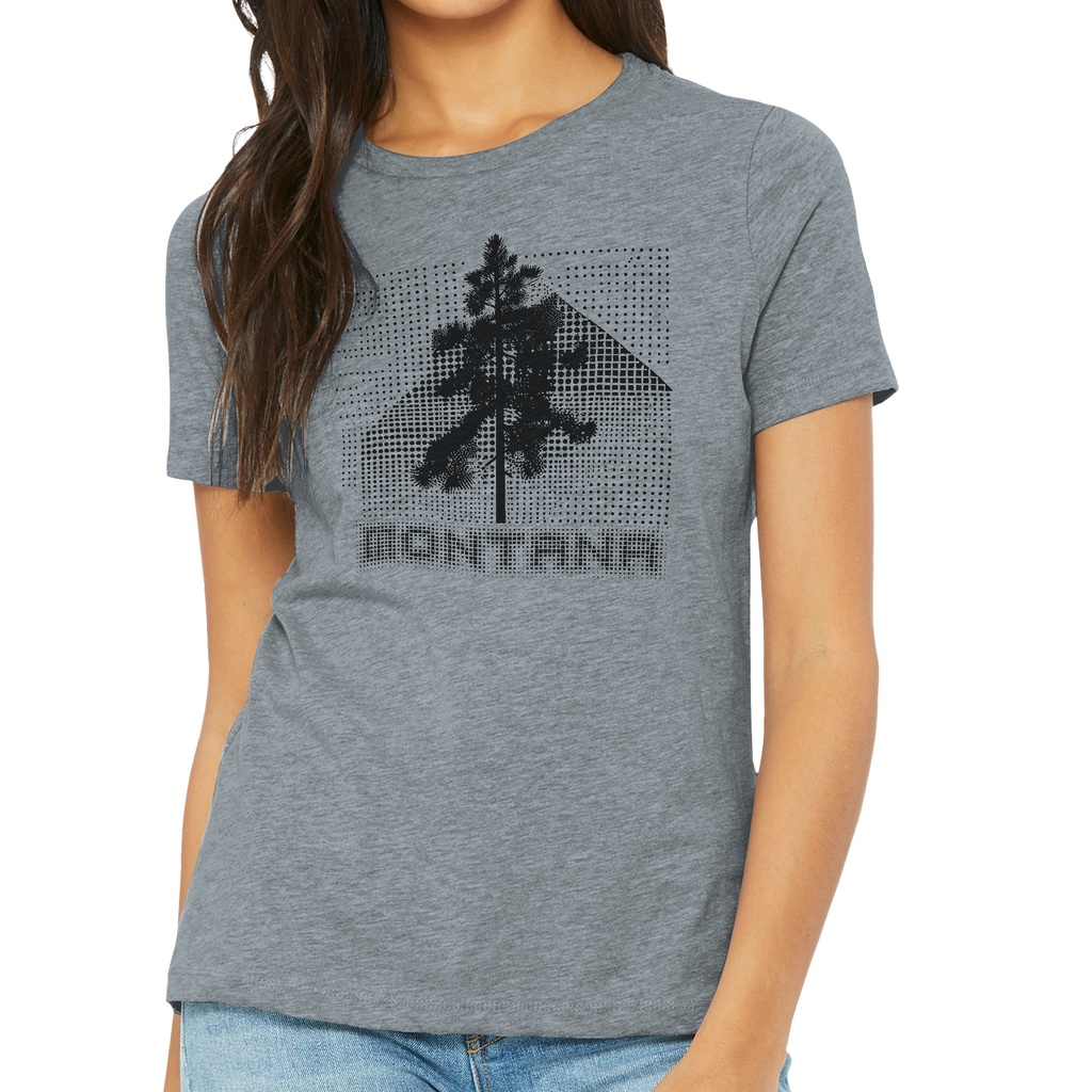 Halftone Ponderosa - Ladies Soft Blend Tee