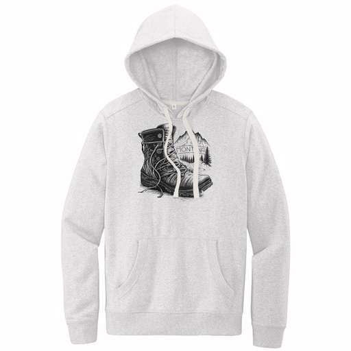 Hiking Boot - Sustainable Recycled Fleece Hoodie