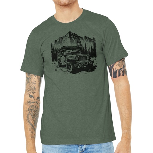 Jeep Mountain - Unisex Soft Blend Tee