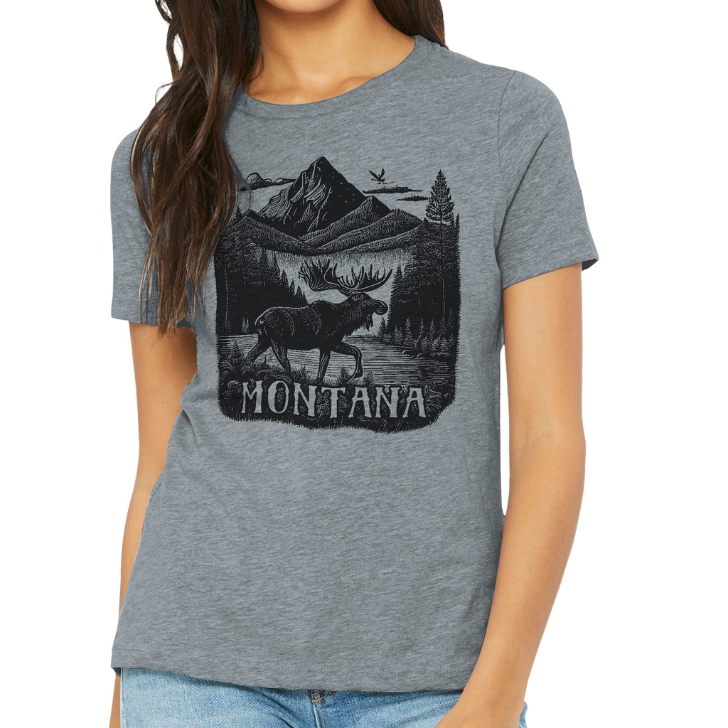 Moose Lake - Ladies Soft Blend Tee