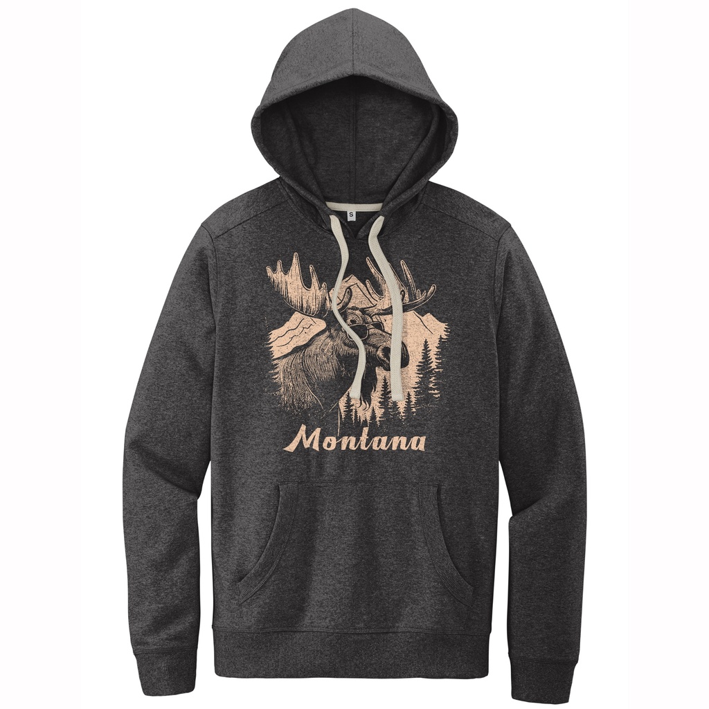 Moose Sunglasses - Sustainable Recycled Fleece Hoodie