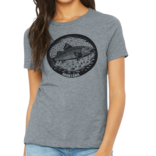 River Rock Trout - Ladies Soft Blend Tee