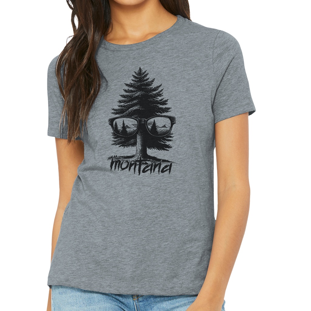 Shaded Tree - Ladies Soft Blend Tee