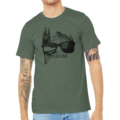 Sunny Mountain - Unisex Soft Blend Tee